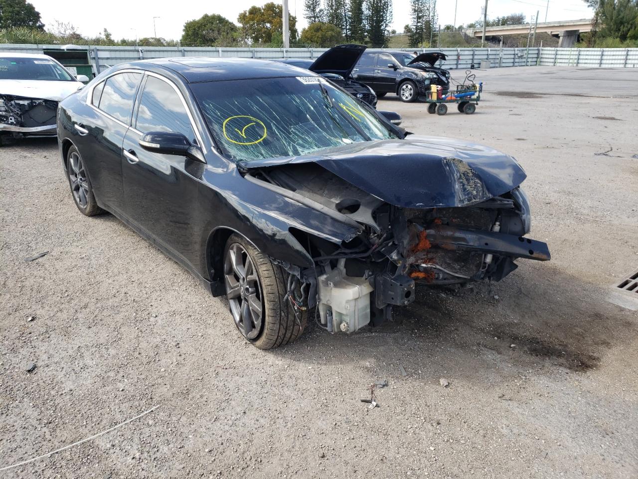 NISSAN MAXIMA S 2013 with VIN 1N4AA5AP4DC844174 - Photo from auction