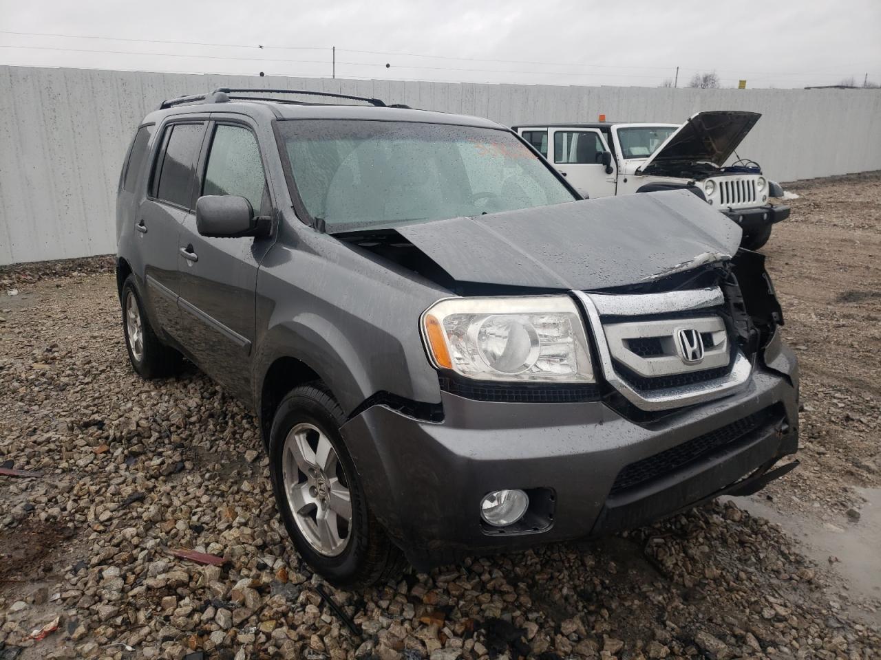 HONDA PILOT EXL 2010 with VIN 5FNYF4H52AB034937 - Photo from auction