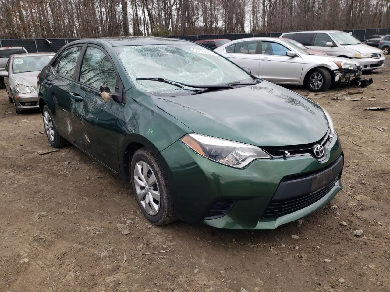 TOYOTA COROLLA L 2014 with VIN 2T1BURHE8EC144376 - Photo from auction