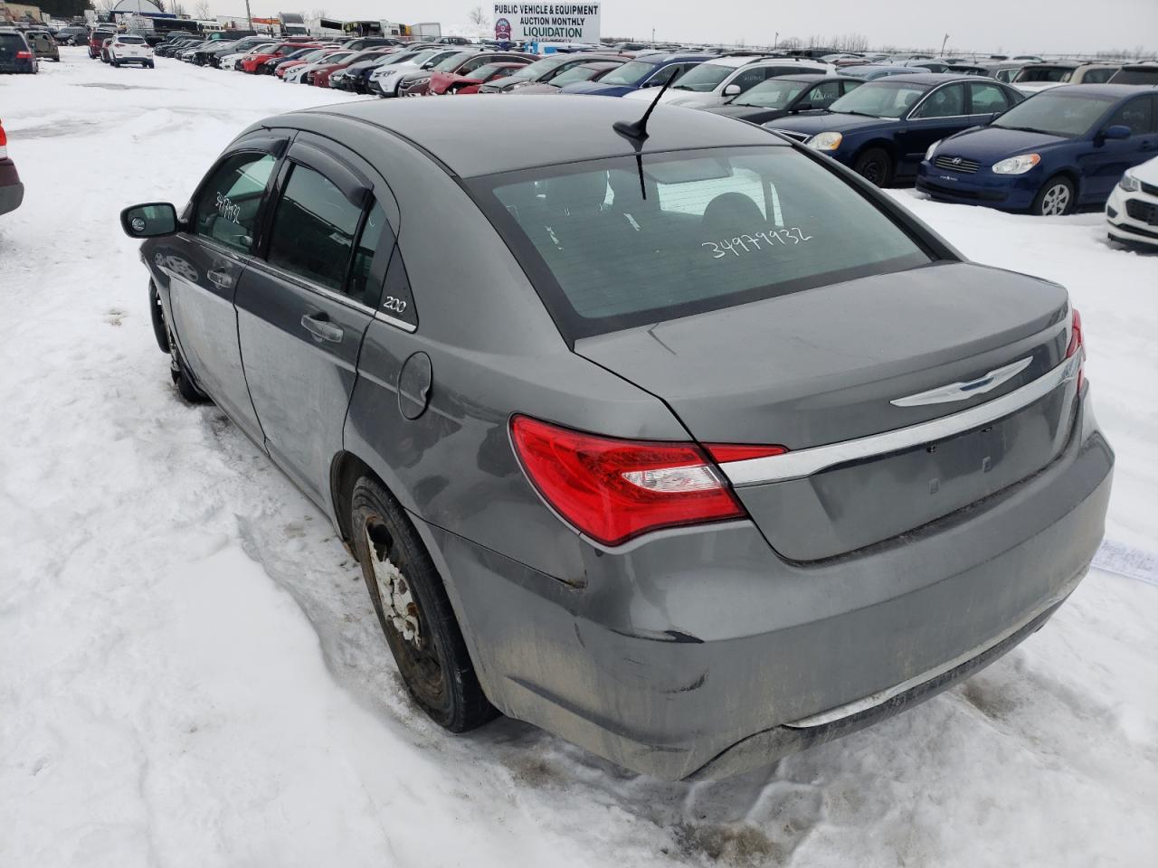 Photo 3 from auction – 2012 CHRYSLER 200 LX with VIN 1C3CCBAB2CN163907