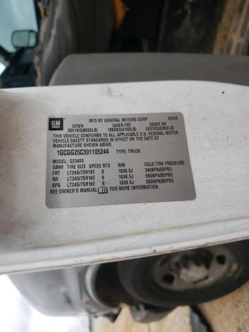 Photo 10 from auction – 2009 CHEVROLET EXPRESS G2 with VIN 1GCGG25C391105244