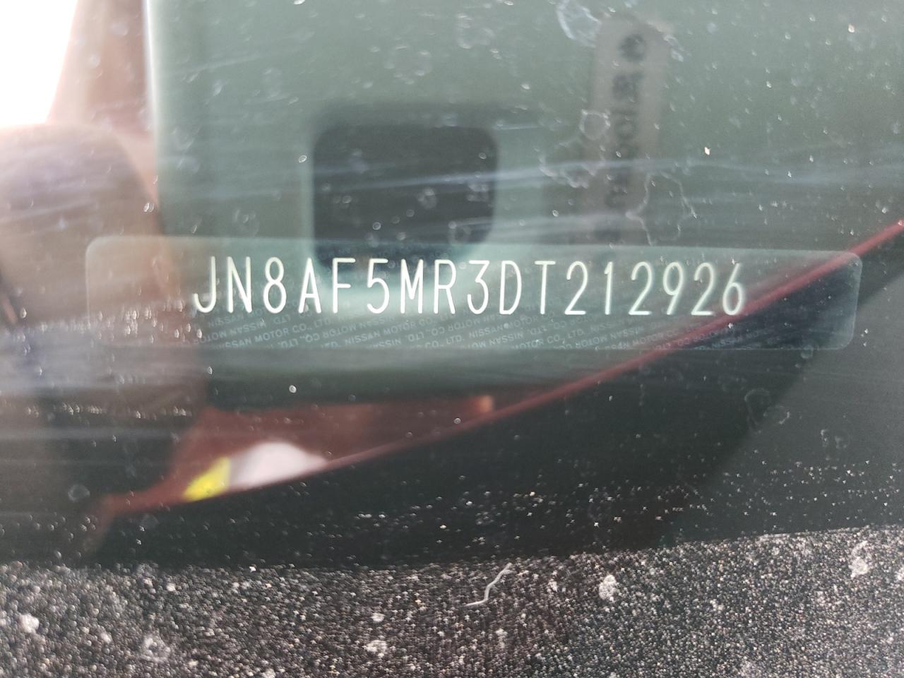 Photo 10 from auction – 2013 NISSAN JUKE S with VIN JN8AF5MR3DT212926