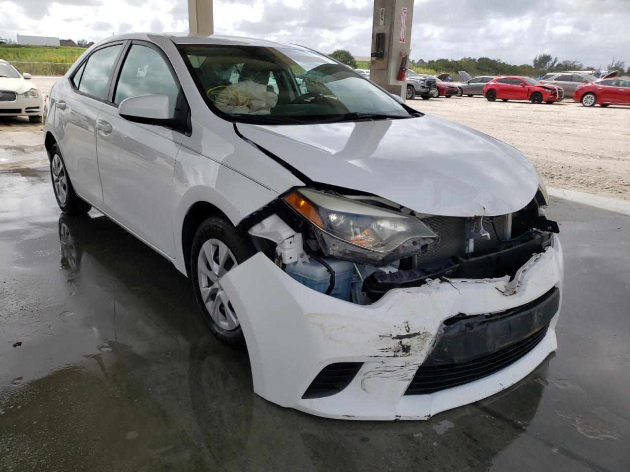TOYOTA COROLLA L 2015 with VIN 2T1BURHE9FC428813 - Photo from auction