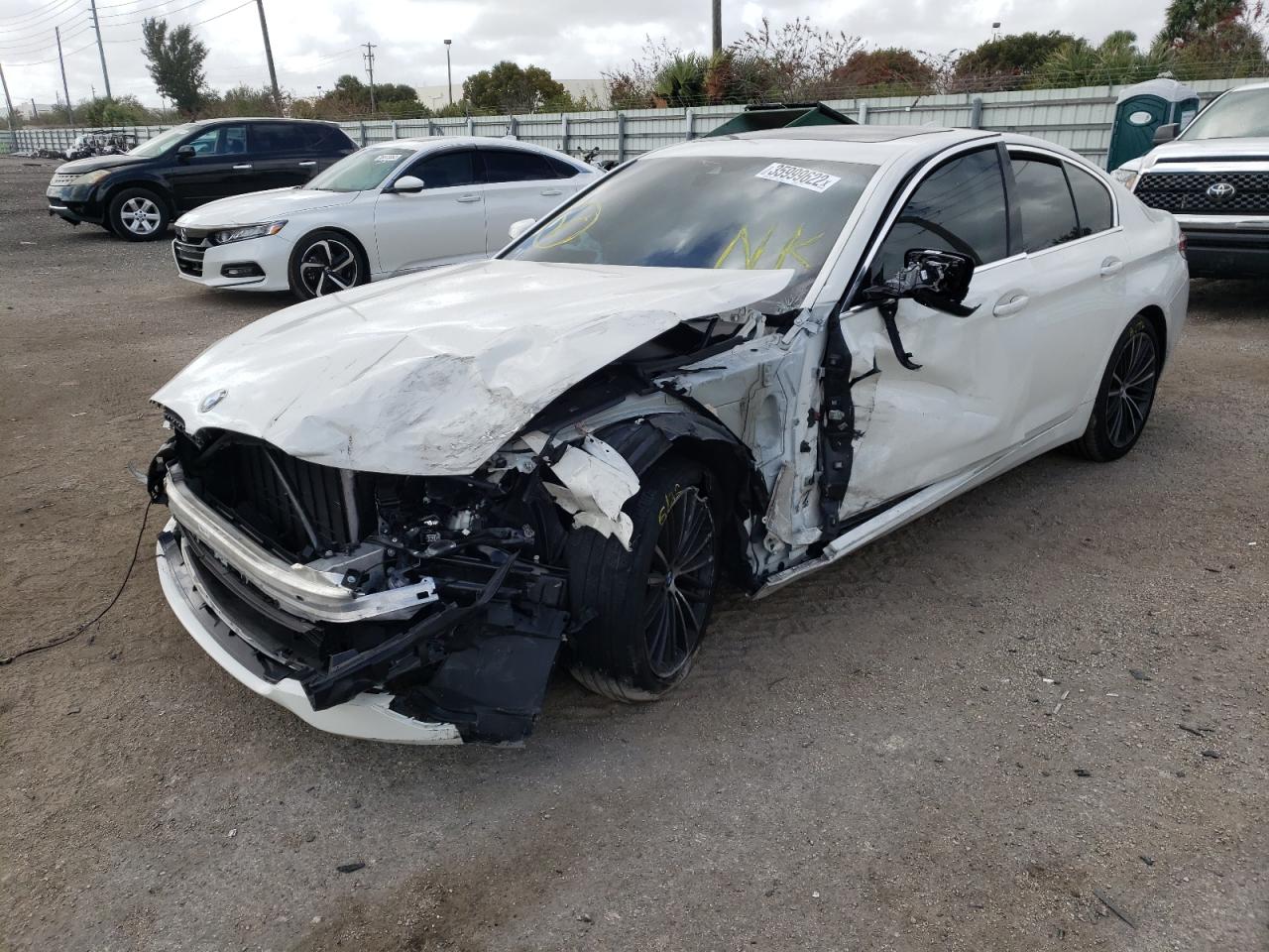 Photo 2 from auction – 2021 BMW 530 I with VIN WBA53BH01MCG46407