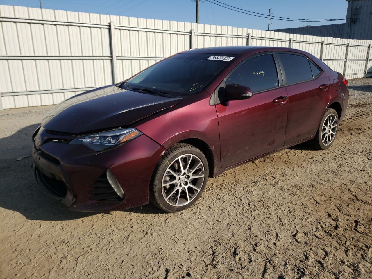 Photo 2 from auction – 2017 TOYOTA COROLLA L with VIN 5YFBURHE5HP586567