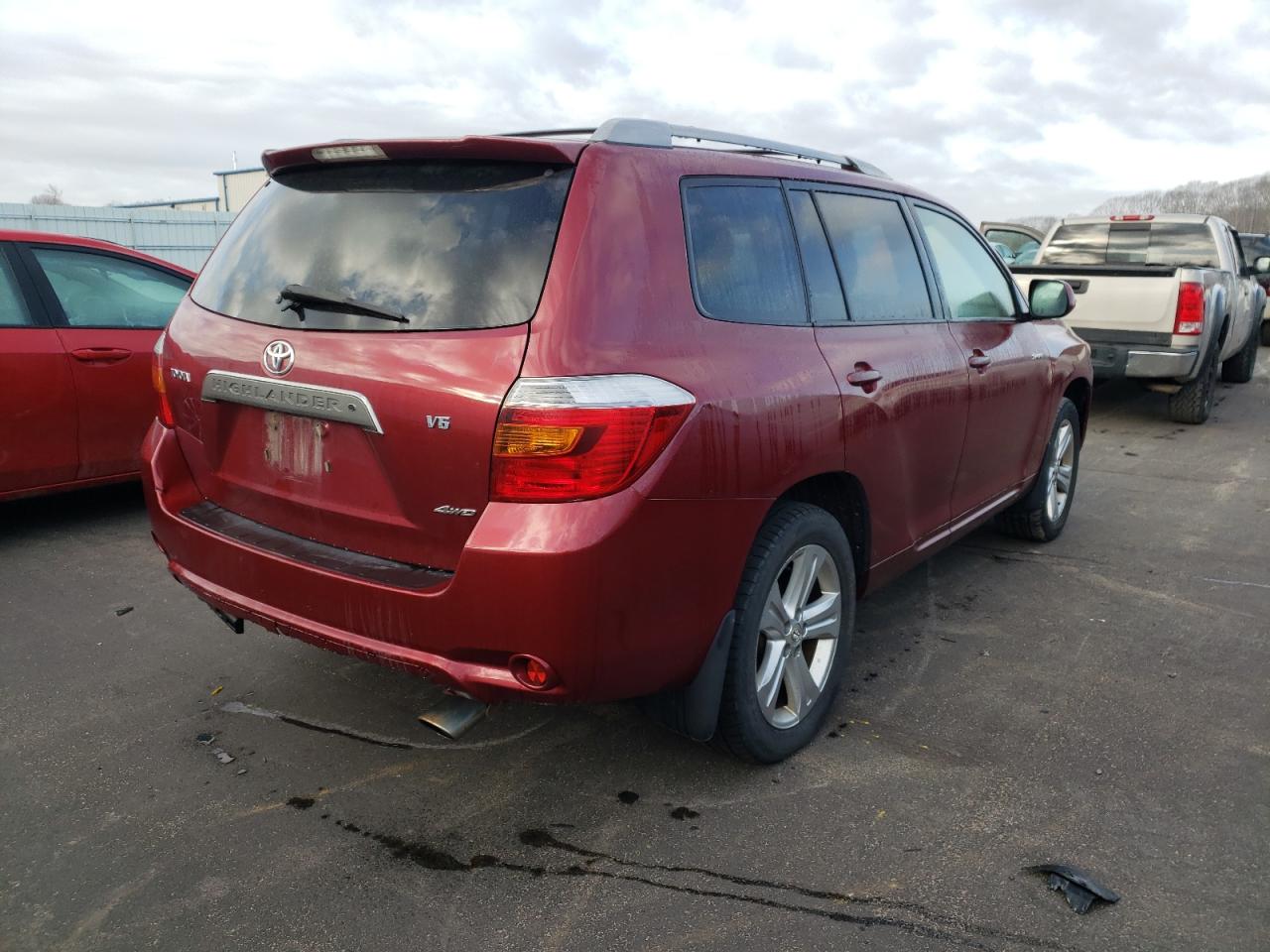Photo 4 from auction – 2008 TOYOTA HIGHLANDER with VIN JTEES43A282023965