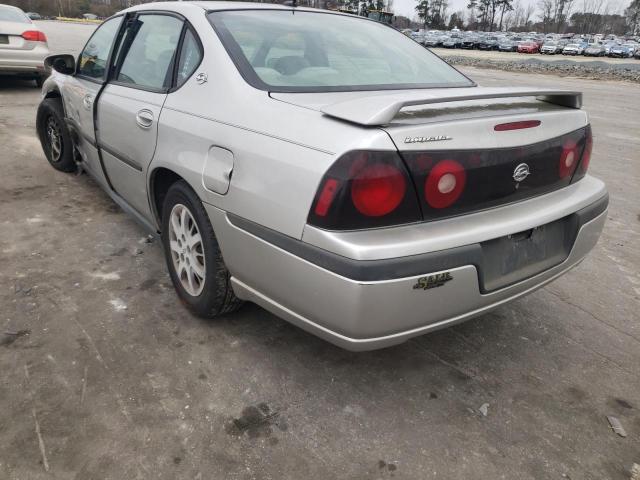 Photo 3 from auction – 2005 CHEVROLET IMPALA with VIN 2G1WF52E259247282