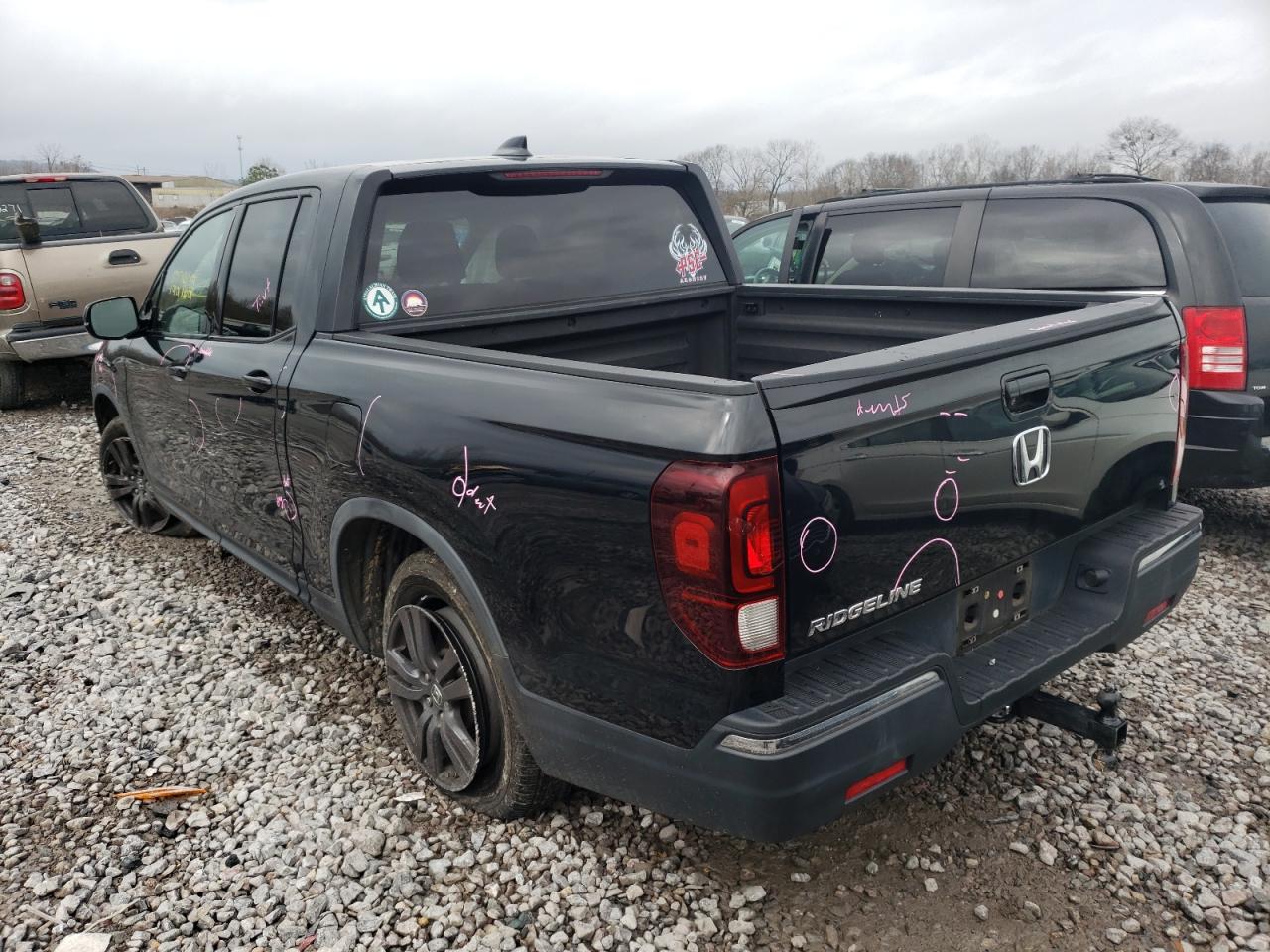 Photo 3 from auction – 2017 HONDA RIDGELINE with VIN 5FPYK2F1XHB001296