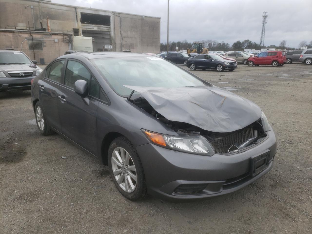 HONDA CIVIC EX 2012 with VIN 19XFB2F80CE334733 - Photo from auction