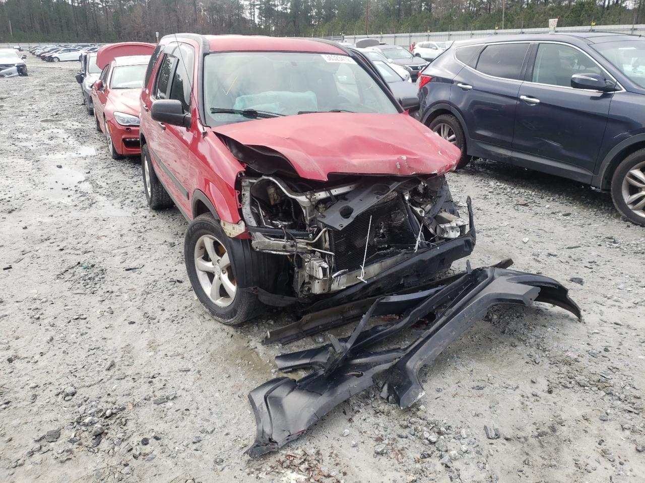 HONDA CR-V LX 2003 with VIN SHSRD68403U100314 - Photo from auction