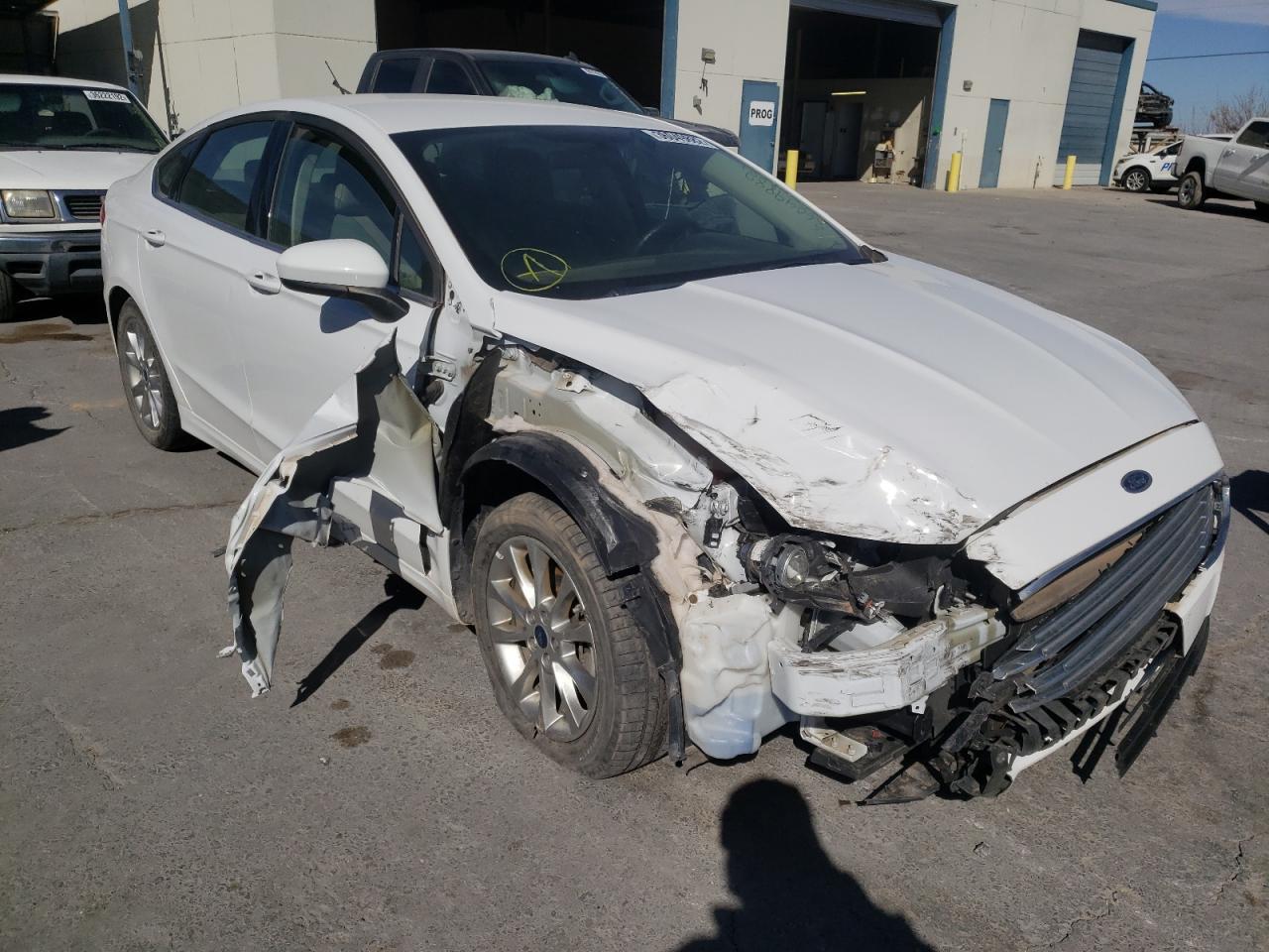FORD FUSION SE 2017 with VIN 3FA6P0H76HR206612 - Photo from auction
