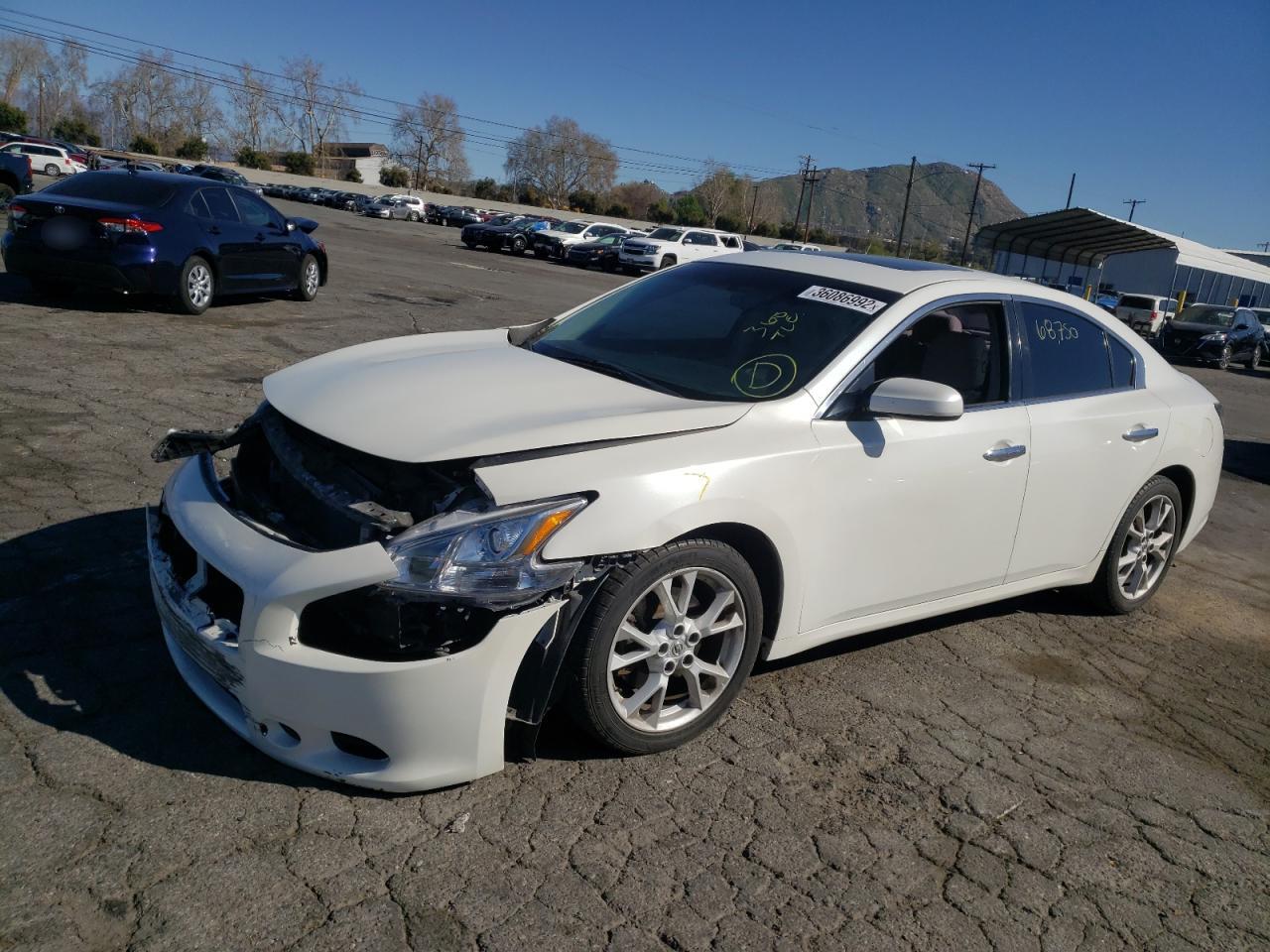 Photo 2 from auction – 2012 NISSAN MAXIMA S with VIN 1N4AA5AP0CC808447