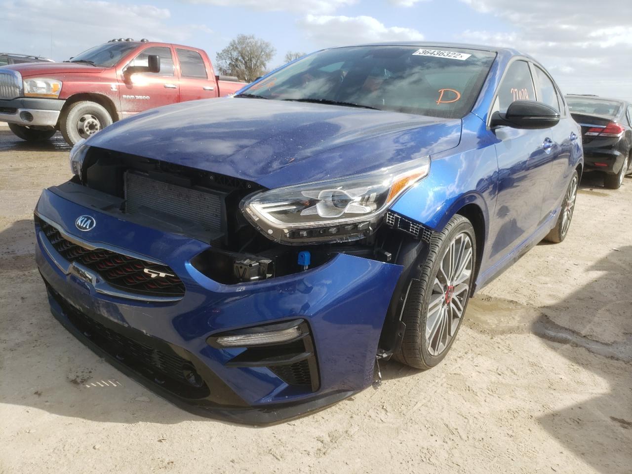 Photo 2 from auction – 2021 KIA FORTE GT with VIN 3KPF44AC4ME294871