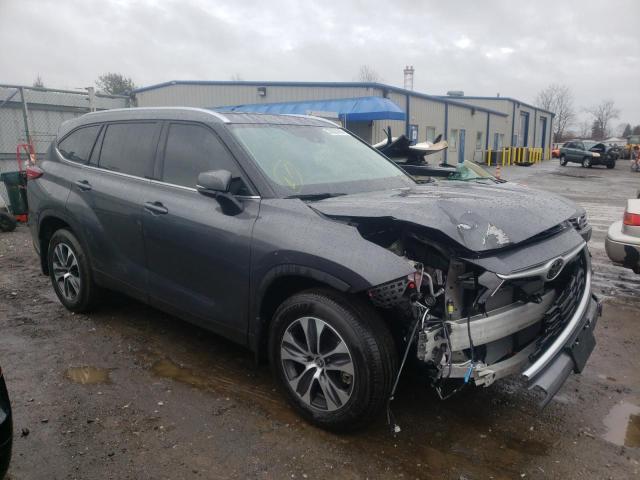 TOYOTA HIGHLANDER 2021 with VIN 5TDGZRBH9MS154804 - Photo from auction