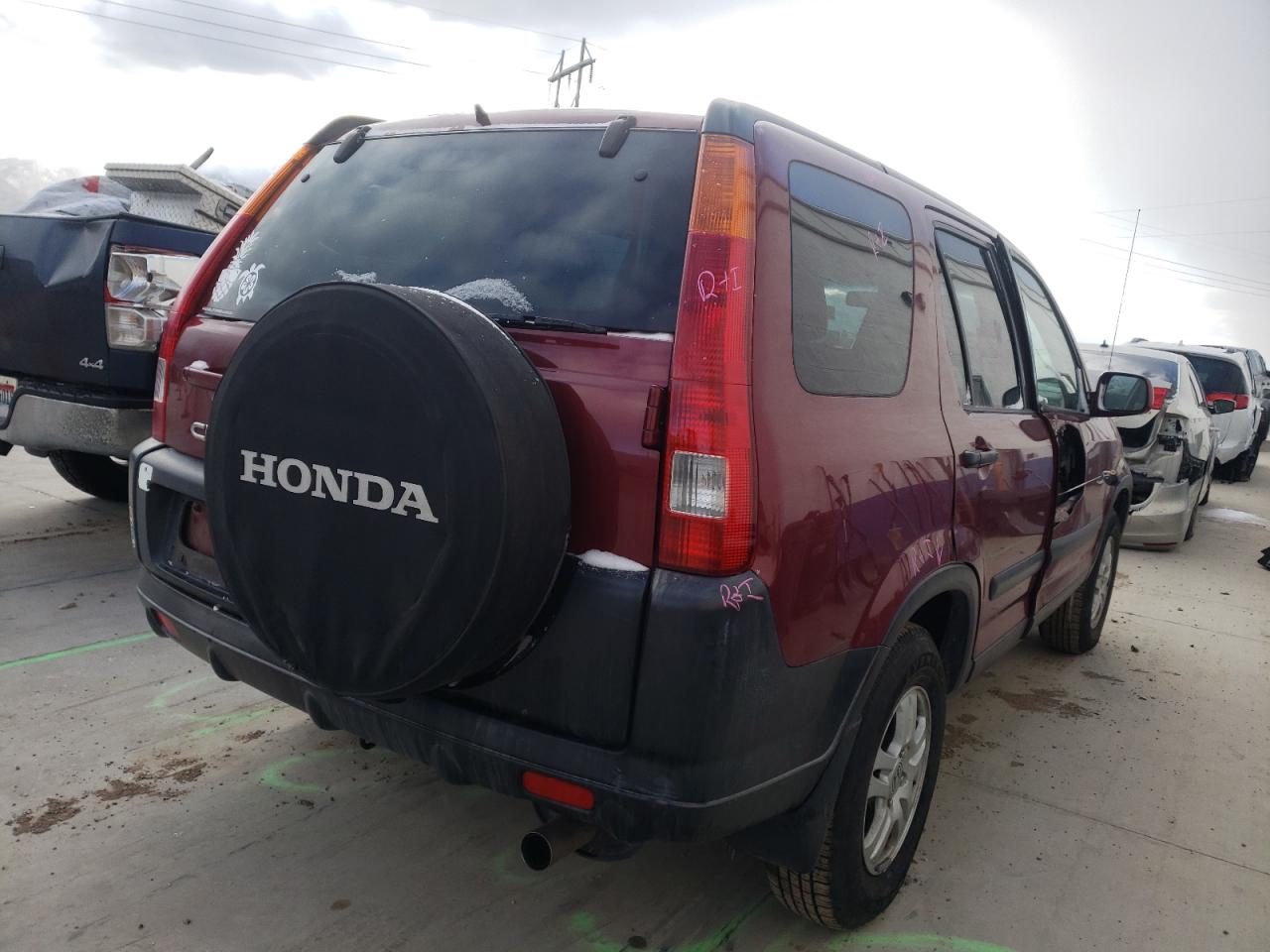 Photo 4 from auction – 2002 HONDA CR-V EX with VIN JHLRD788X2C070947