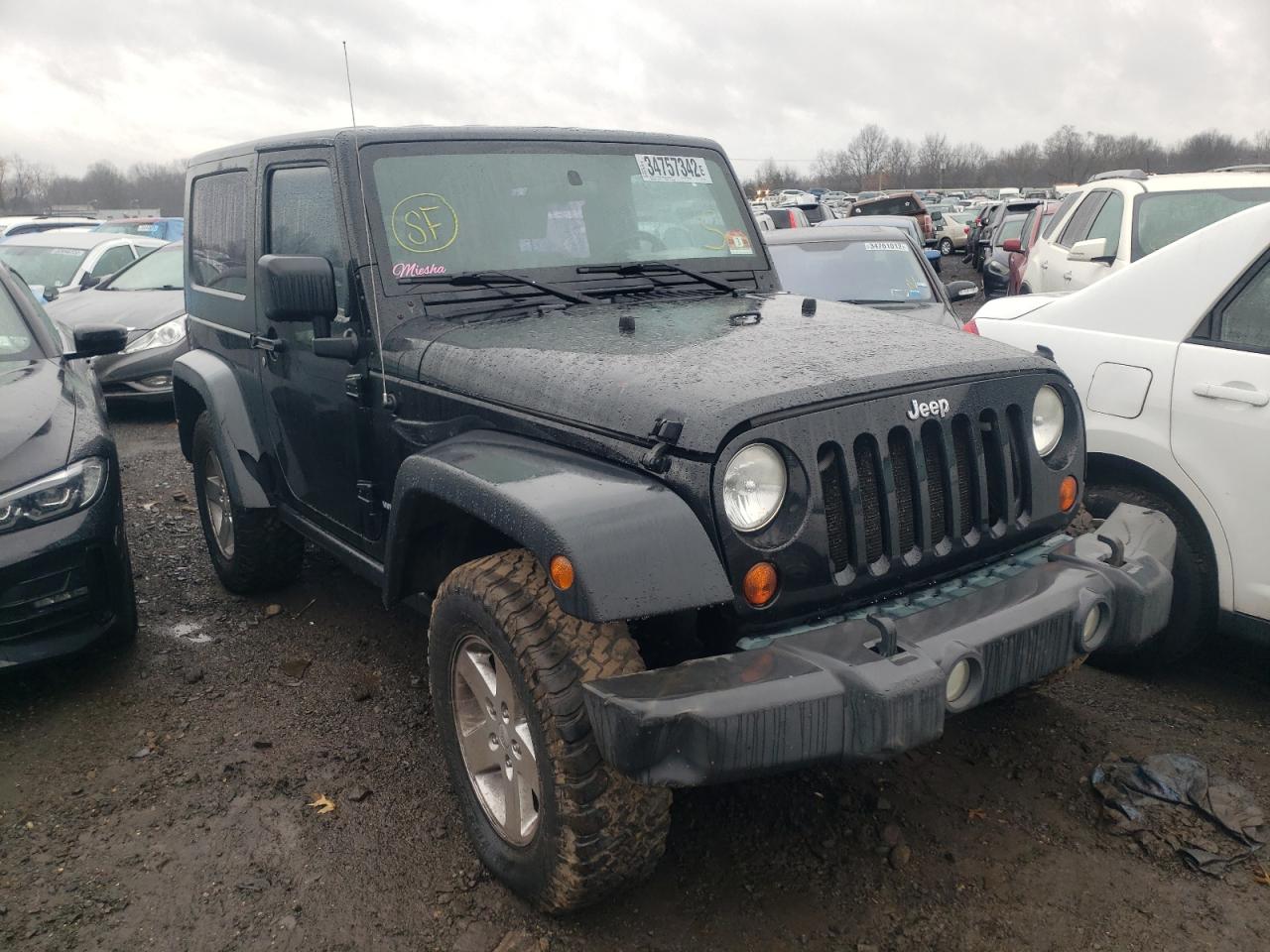 JEEP WRANGLER S 2010 with VIN 1J4AA2D12AL133787 - Photo from auction