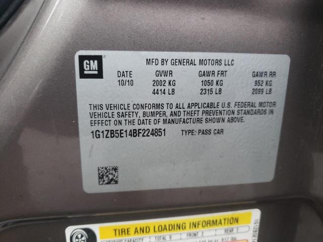 Photo 10 from auction – 2011 CHEVROLET MALIBU LS with VIN 1G1ZB5E14BF224851