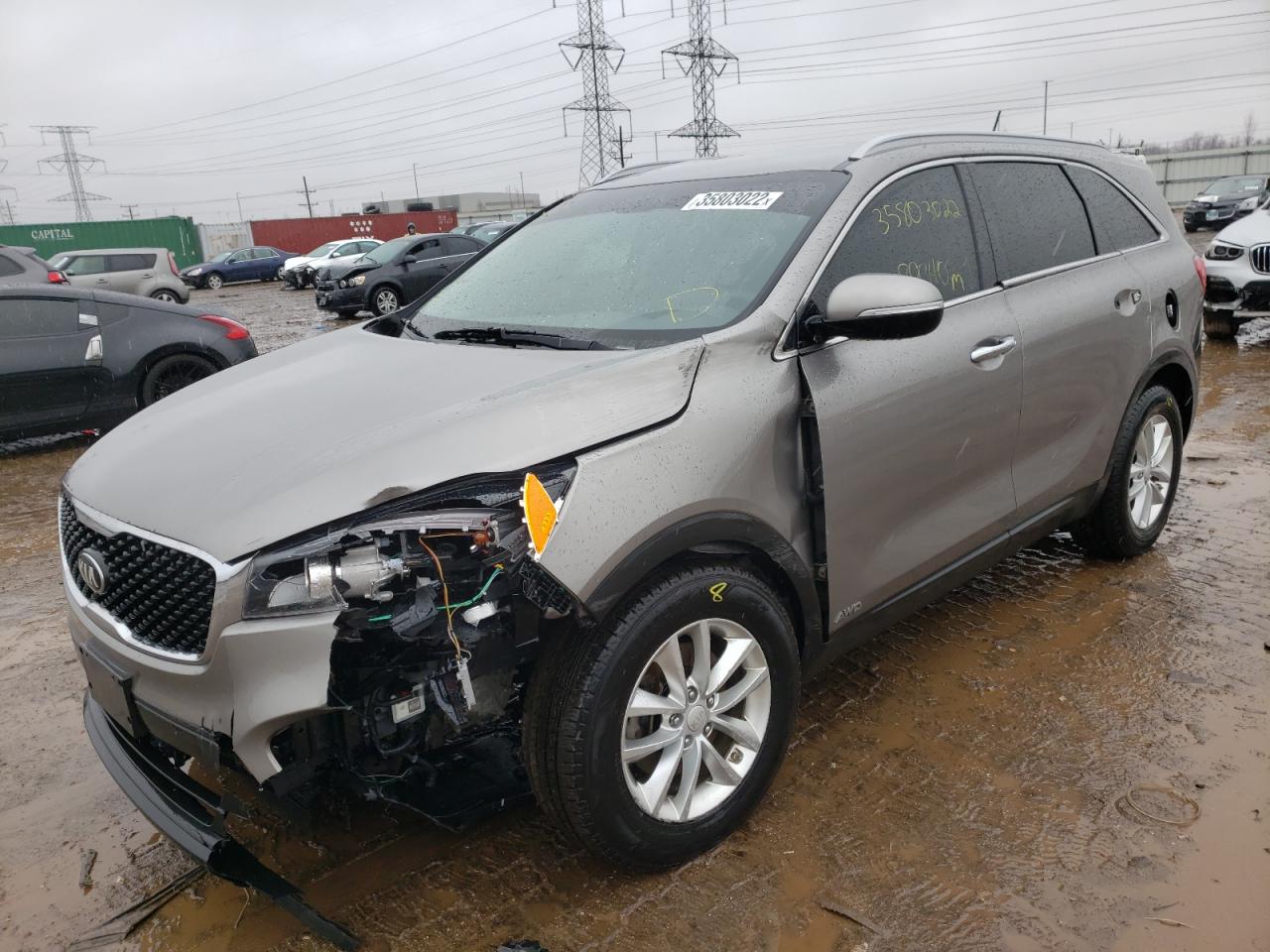 Photo 9 from auction – 2016 KIA SORENTO LX with VIN 5XYPGDA38GG171061