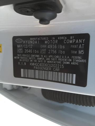 Photo 10 from auction – 2012 HYUNDAI GENESIS 3. with VIN KMHGC4DD6CU202215
