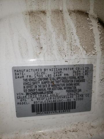 NISSAN VERSA S 2021 with VIN 3N1CN8DV4ML818250 - Photo from auction