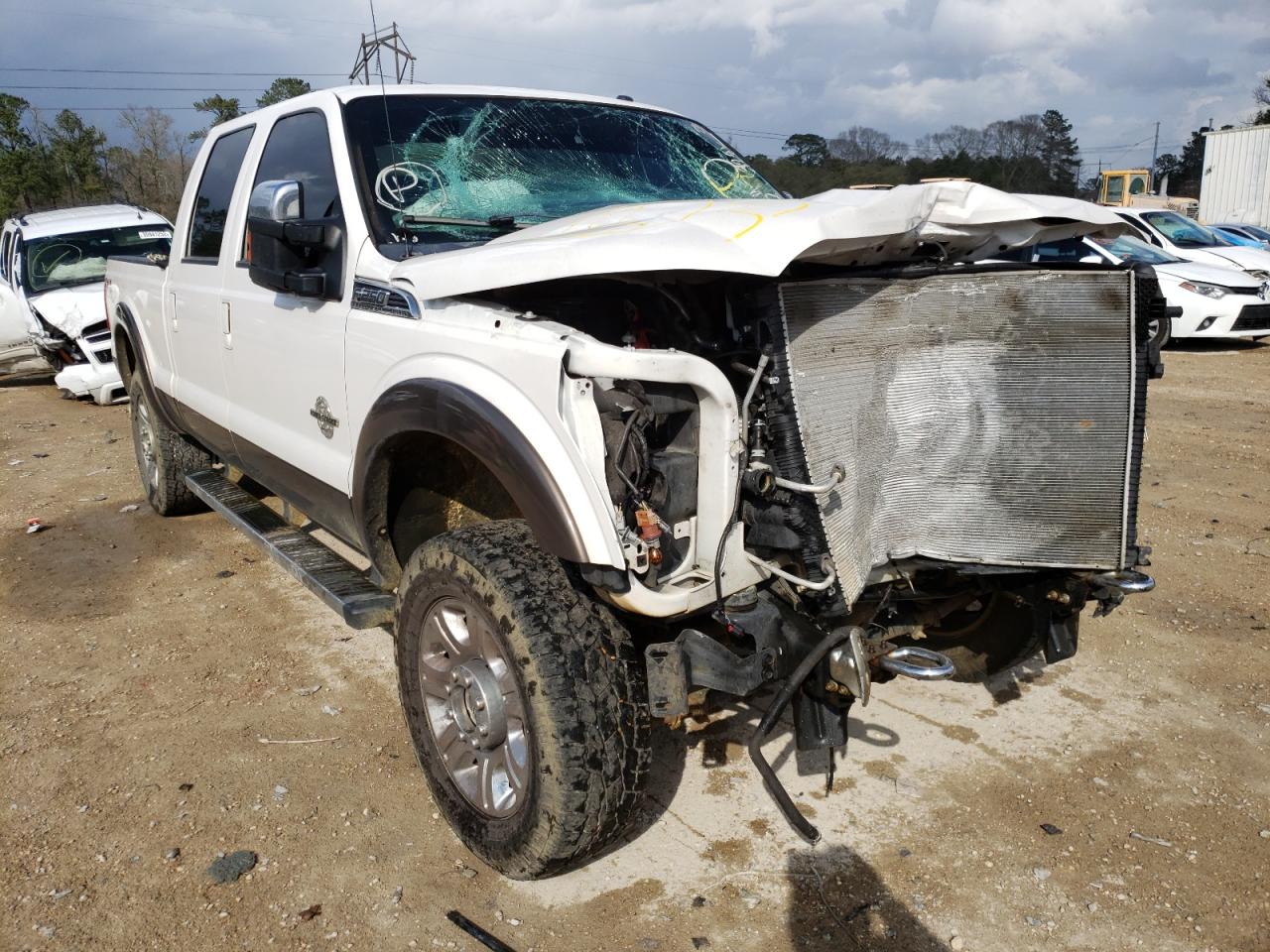 FORD F250 SUPER 2016 with VIN 1FT7W2BTXGEA78847 - Photo from auction