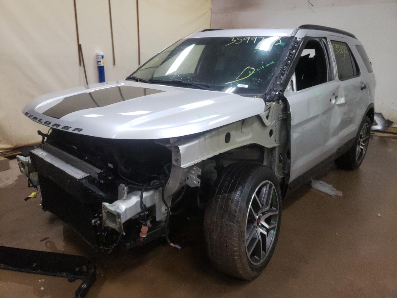 Photo 2 from auction – 2016 FORD EXPLORER S with VIN 1FM5K8GT9GGB60230
