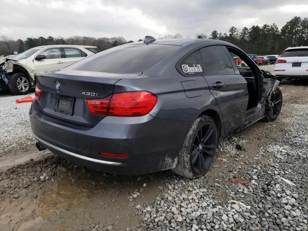 Photo 4 from auction – 2017 BMW 430I GRAN with VIN WBA4F7C57HG787495