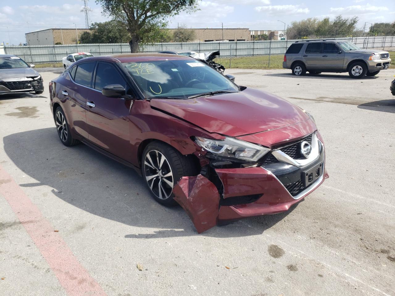 NISSAN MAXIMA 3.5 2017 with VIN 1N4AA6AP3HC446823 - Photo from auction