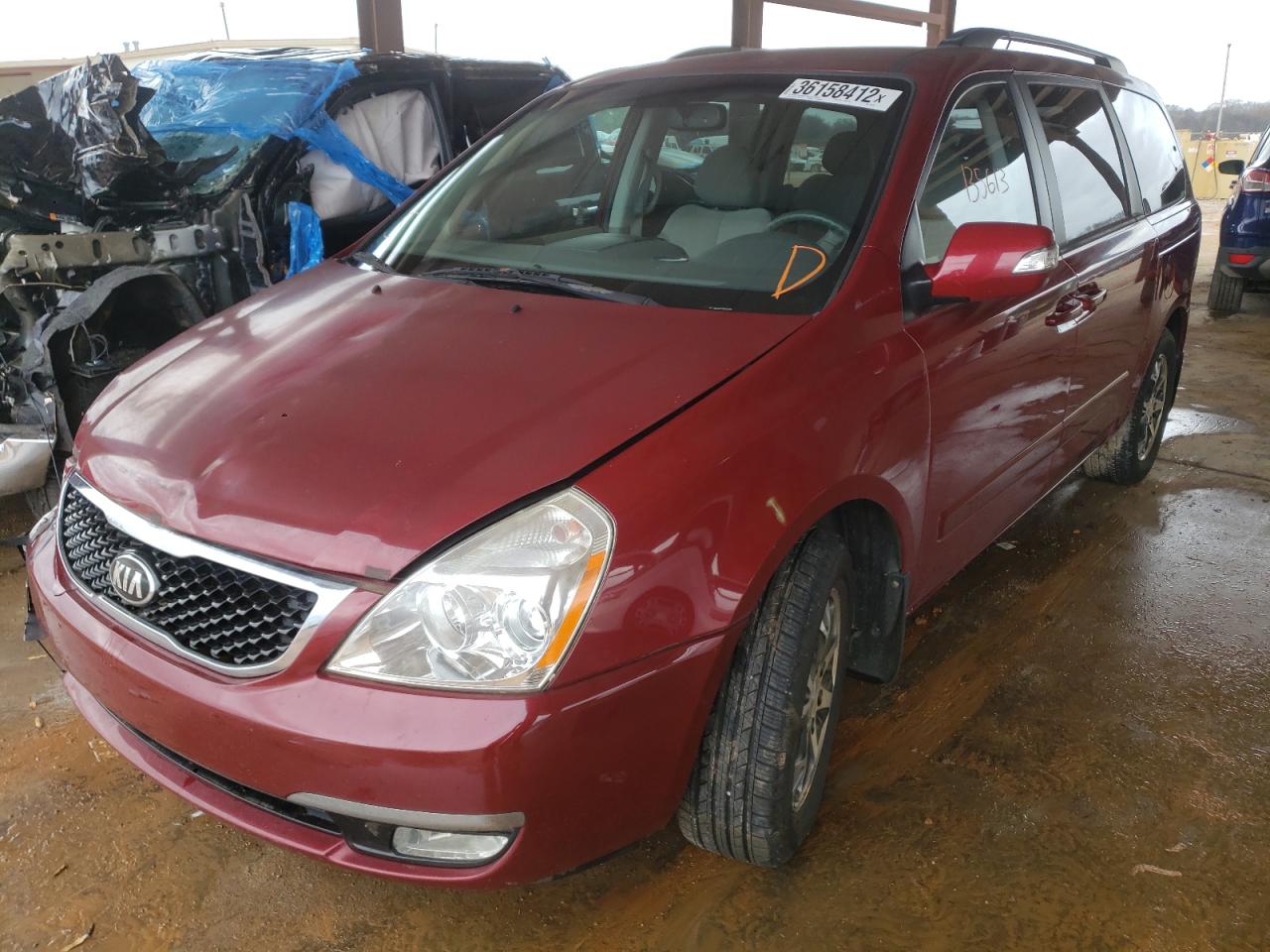 Photo 2 from auction – 2014 KIA SEDONA LX with VIN KNDMG4C72E6568400