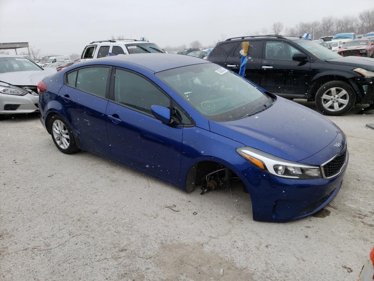 KIA FORTE LX 2017 with VIN 3KPFL4A75HE020834 - Photo from auction