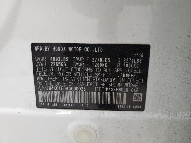 Photo 10 from auction – 2016 ACURA RLX TECH with VIN JH4KC1F56GC000231