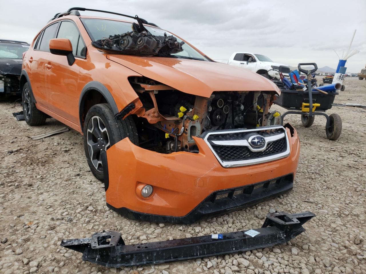 SUBARU XV CROSSTR 2013 with VIN JF2GPAVC8D2816162 - Photo from auction