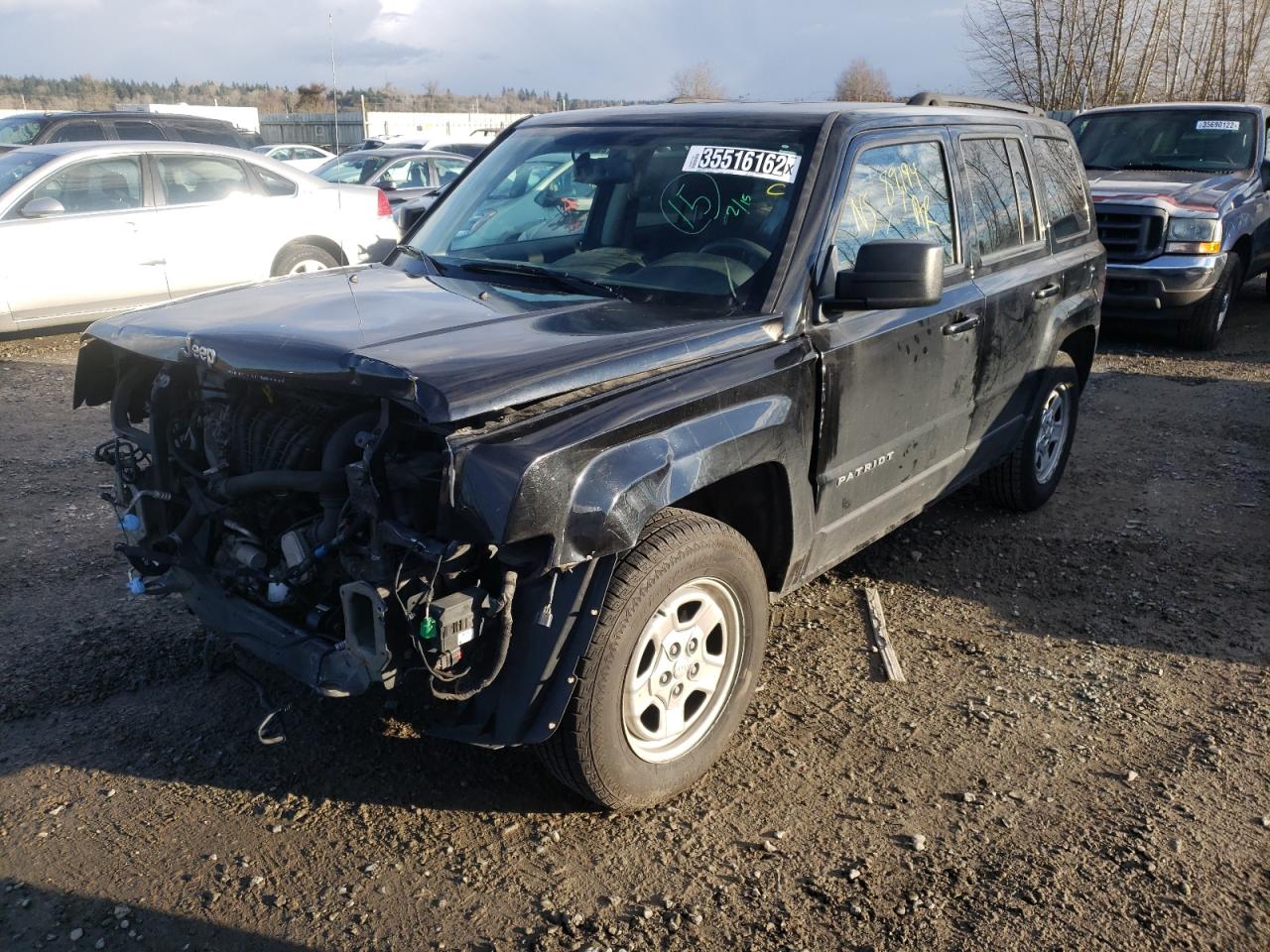 Photo 2 from auction – 2016 JEEP PATRIOT SP with VIN 1C4NJPBA2GD648878