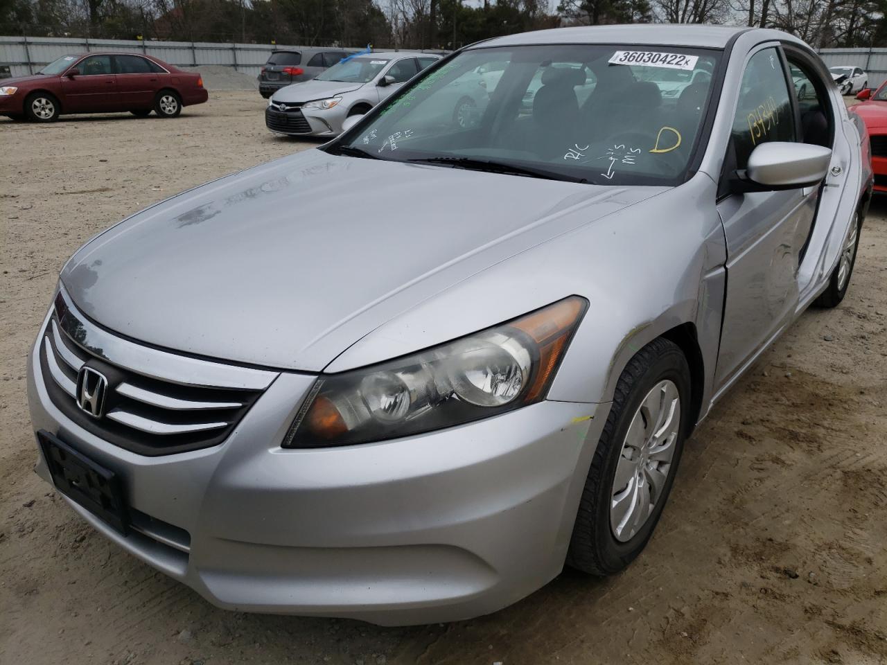 Photo 2 from auction – 2012 HONDA ACCORD LX with VIN 1HGCP2F30CA184569