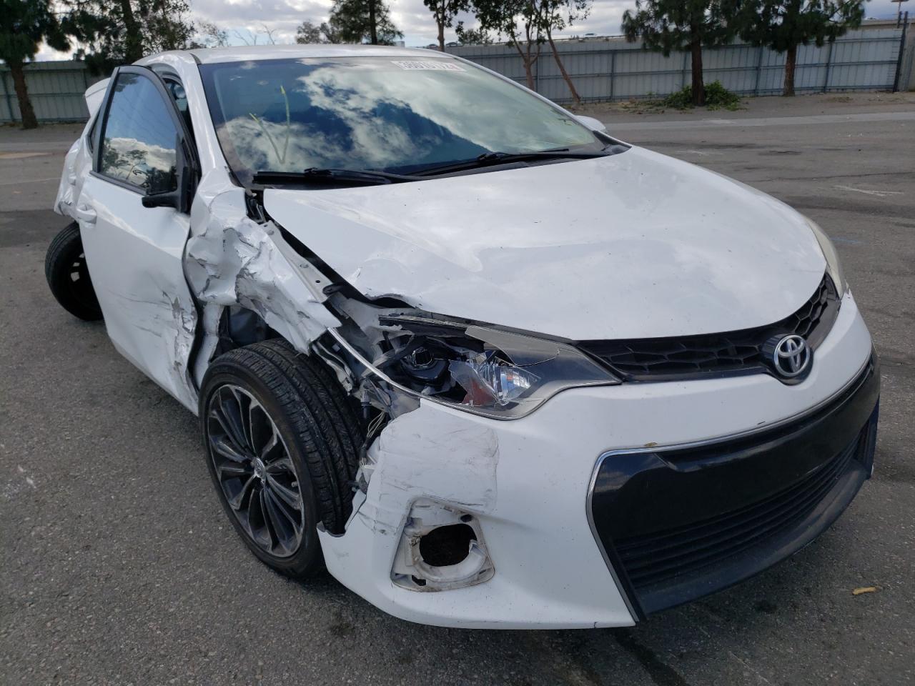 TOYOTA COROLLA L 2014 with VIN 2T1BURHE3EC082093 - Photo from auction