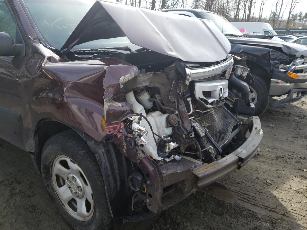 Photo 9 from auction – 2011 HONDA PILOT LX with VIN 5FNYF4H21BB097969