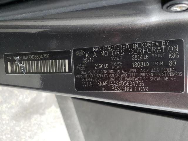 Photo 10 from auction – 2013 KIA FORTE EX with VIN KNAFU4A2XD5694756