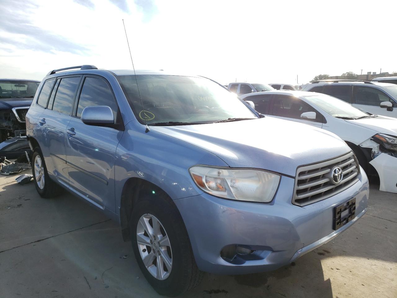 TOYOTA HIGHLANDER 2010 with VIN 5TDZA3EH2AS004148 - Photo from auction