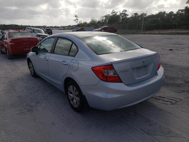 Photo 3 from auction – 2012 HONDA CIVIC LX with VIN 2HGFB2F50CH606211