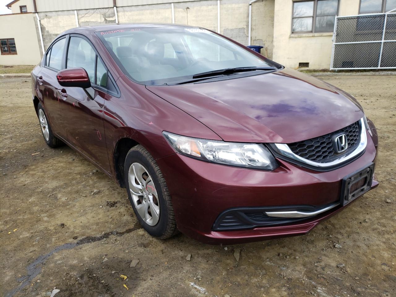 HONDA CIVIC LX 2015 with VIN 19XFB2F54FE222477 - Photo from auction