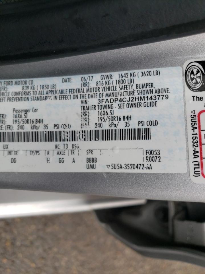 Photo 10 from auction – 2017 FORD FIESTA TIT with VIN 3FADP4CJ2HM143779
