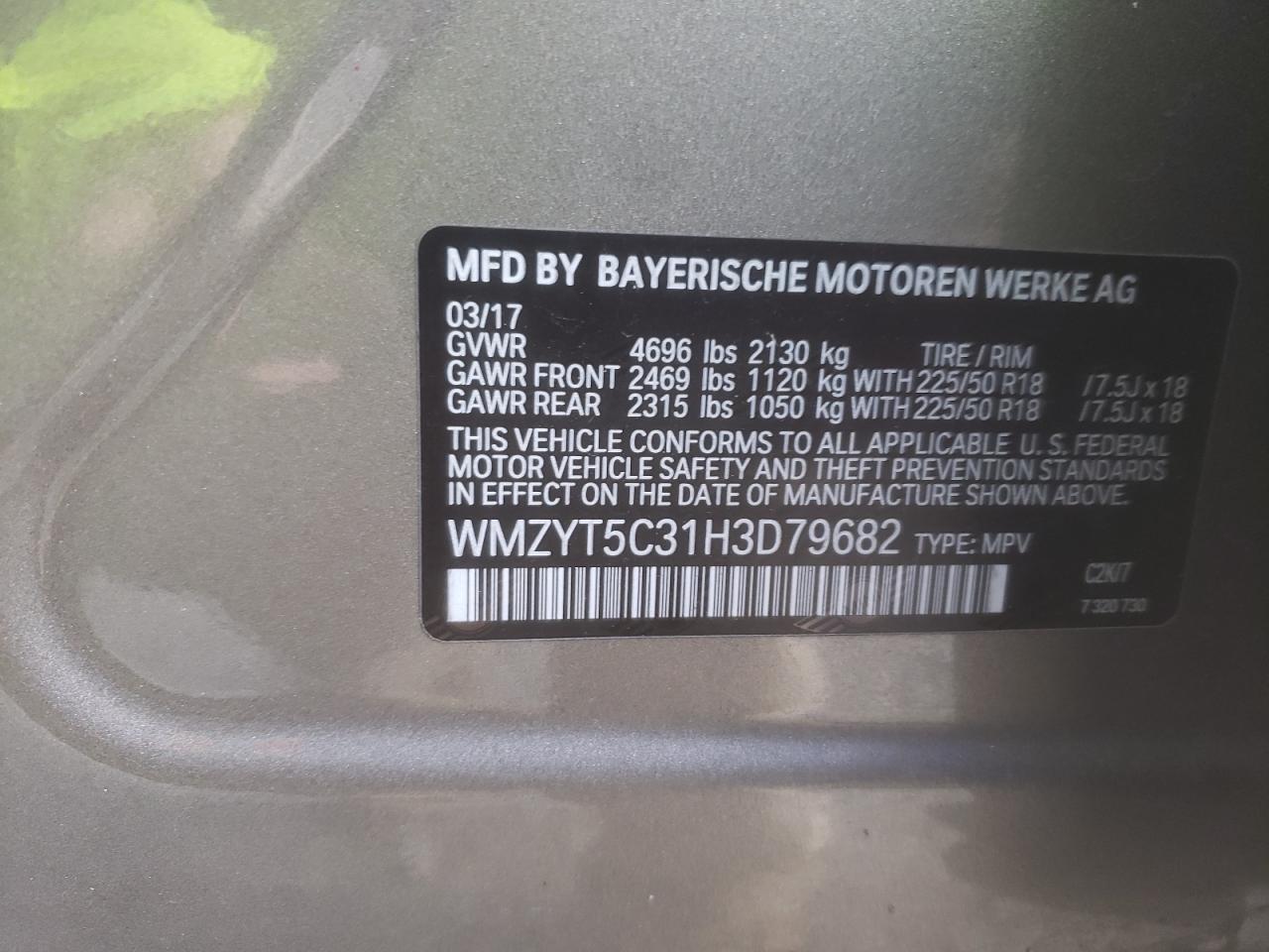 Photo 10 from auction – 2017 MINI COOPER S C with VIN WMZYT5C31H3D79682