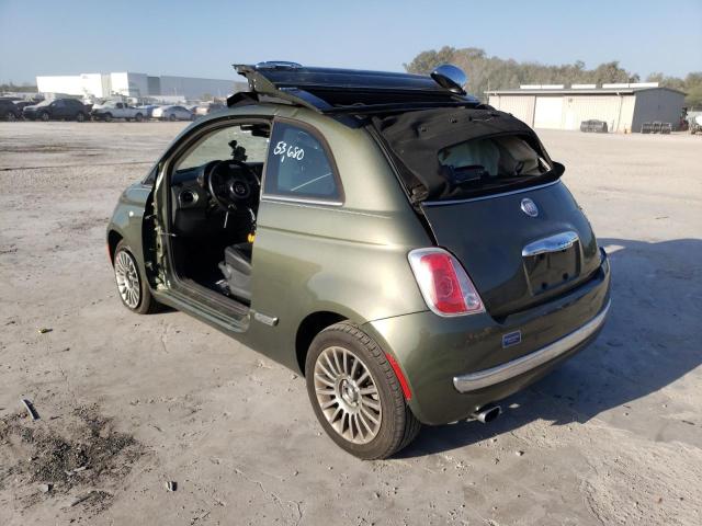Photo 3 from auction – 2012 FIAT 500 LOUNGE with VIN 3C3CFFER7CT111162