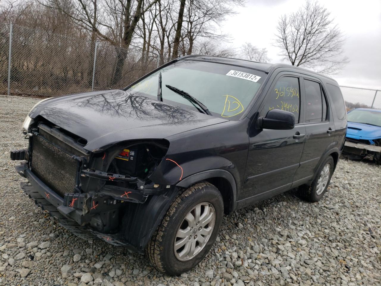 Photo 2 from auction – 2006 HONDA CR-V SE with VIN JHLRD78956C012601