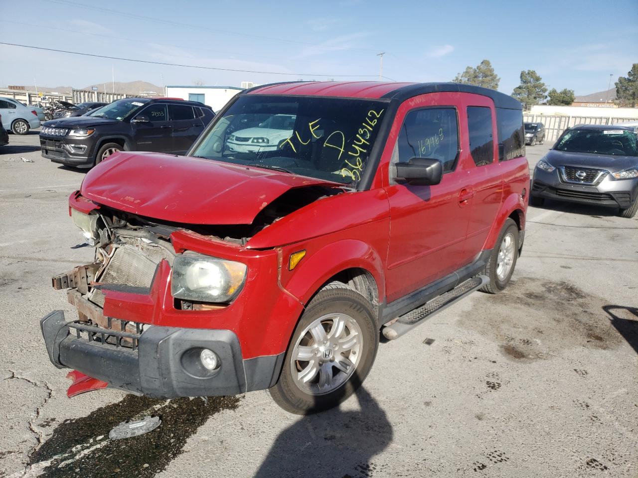 Photo 2 from auction – 2007 HONDA ELEMENT EX with VIN 5J6YH18707L008363