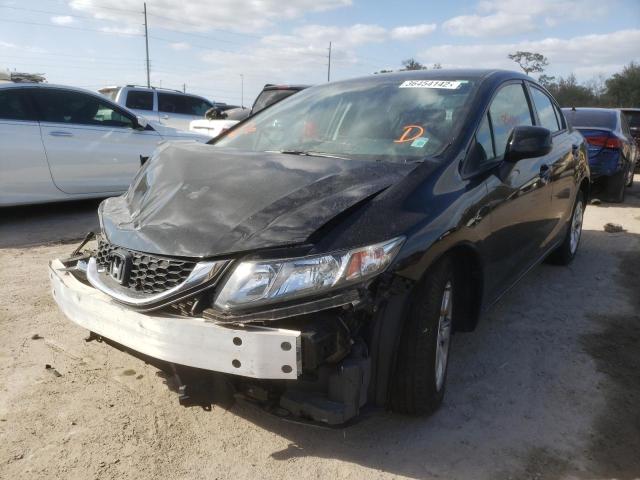 Photo 2 from auction – 2013 HONDA CIVIC LX with VIN 2HGFB2F58DH533848