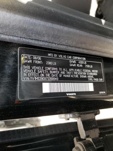Photo 10 from auction – 2007 VOLVO S40 2.4I with VIN YV1MS390X72268949