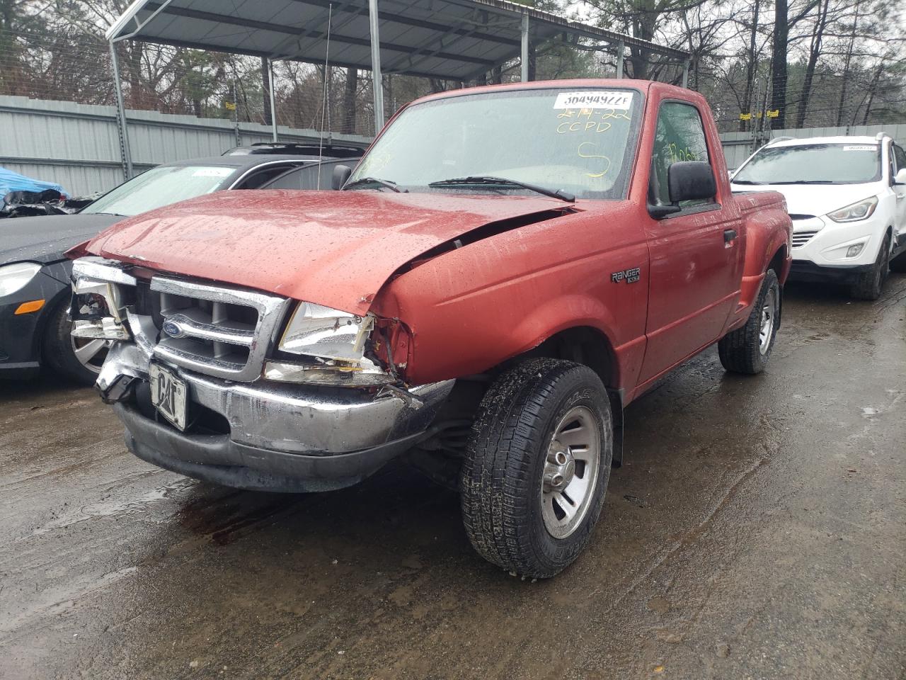Photo 2 from auction – 1999 FORD RANGER with VIN 1FTYR10V0XTA20011