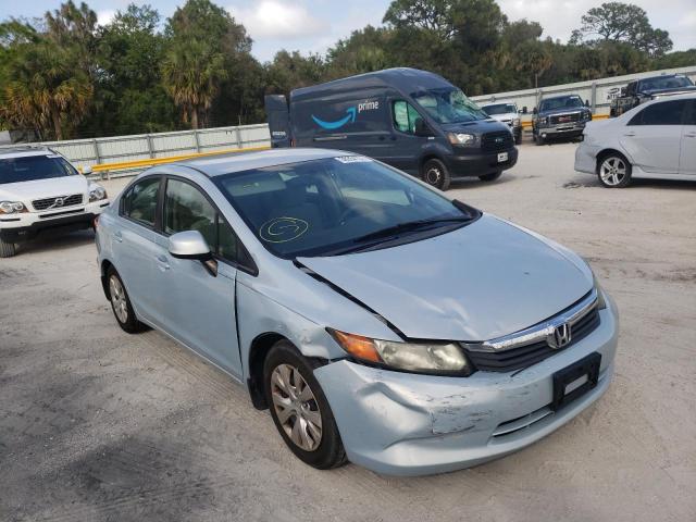 HONDA CIVIC LX 2012 with VIN 2HGFB2F50CH606211 - Photo from auction