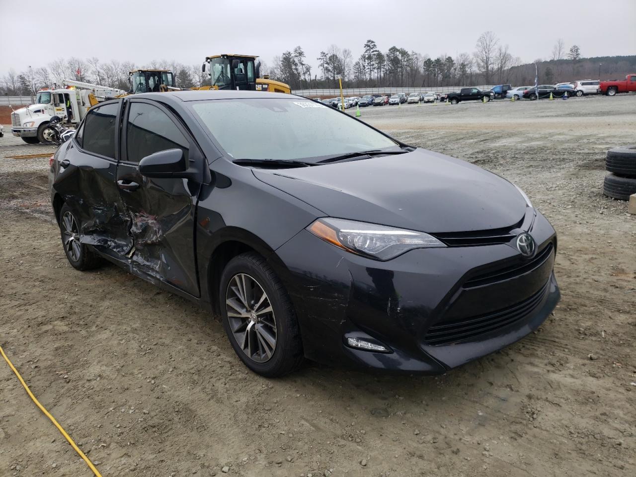 TOYOTA COROLLA L 2018 with VIN 5YFBURHE0JP766691 - Photo from auction